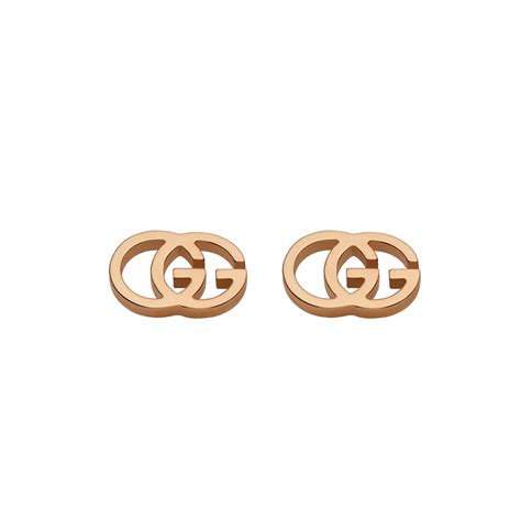 gucci stud earrings rose gold|gucci stud earrings sale.